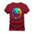 Camiseta Agodão T-Shirt Unissex Premium Macia Estampada Smile Nectar Bordô