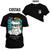 Camiseta Agodão T-Shirt Unissex Premium Macia Estampada Urso Rei Hain Frente e Costas Preto