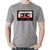Camiseta Algodão 80's Mix Tape - Foca na Moda Cinza