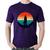 Camiseta Algodão Astronomia Vintage Sunset - Foca na Moda Roxo