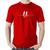 Camiseta Algodão Batimentos Cardíacos Corrida Coração - Foca na Moda Vermelho