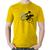 Camiseta Algodão Bike Corrida - Foca na Moda Amarelo
