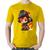 Camiseta Algodão Bombeiro Mirim - Foca na Moda Amarelo