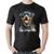 Camiseta Algodão Cachorro Rottweiler - Foca na Moda Preto