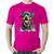Camiseta Algodão Cachorro Rottweiler - Foca na Moda Rosa