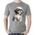 Camiseta Algodão Cachorro Shih Tzu Filhote - Foca na Moda Cinza