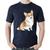 Camiseta Algodão Cachorro Welsh Corgi Pembroke - Foca na Moda Marinho