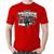 Camiseta Algodão Caminhão Road Trucker Caminhoneiro - Foca na Moda Vermelho
