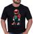 Camiseta Algodão Camisa Unissex Super Mario Bross Filme Jogo Preto