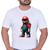 Camiseta Algodão Camisa Unissex Super Mario Bross Filme Jogo Branco