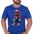 Camiseta Algodão Camisa Unissex Super Mario Bross Filme Jogo Azul