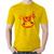 Camiseta Algodão Cavalo Balanço - Foca na Moda Amarelo