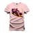Camiseta Algodão Confortável Premium Formula 6 Rosa