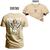 Camiseta Algodão Estampada Moda StreetWear Holy Child Bege