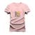 Camiseta Algodão Estampada Unissex T-Shirt Confortável Ride V C Y Rosa