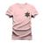 Camiseta Algodão Estampada Unissex T-Shirt Confortável Sherife Rosa