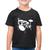 Camiseta Algodão Infantil Bateria Música Baterista - Foca na Moda Preto
