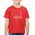 Camiseta Algodão Infantil Be Different (Seja diferente) - Foca na Moda Vermelho