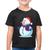 Camiseta Algodão Infantil Boneco de neve - Foca na Moda Preto