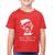 Camiseta Algodão Infantil Cachorro Noel - Foca na Moda Vermelho