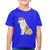 Camiseta Algodão Infantil Cachorro Shiba Inu - Foca na Moda Azul royal
