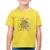 Camiseta Algodão Infantil Cérebro Analítico e Criativo - Foca na Moda Amarelo canário