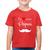Camiseta Algodão Infantil Eu amo meu papai - Foca na Moda Vermelho