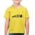 Camiseta Algodão Infantil Evolução da Baterista - Foca na Moda Amarelo canário