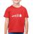 Camiseta Algodão Infantil Evolução da Baterista - Foca na Moda Vermelho