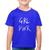 Camiseta Algodão Infantil GRL PWR - Foca na Moda Azul royal