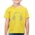 Camiseta Algodão Infantil Headphone Palavras - Foca na Moda Amarelo canário