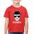 Camiseta Algodão Infantil Heisenberg - Foca na Moda Vermelho
