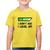 Camiseta Algodão Infantil I Don't Age, I Level Up - Foca na Moda Amarelo canário