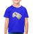 Camiseta Algodão Infantil Jaguar - Foca na Moda Azul royal