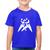 Camiseta Algodão Infantil Judô Jiu Jitsu - Foca na Moda Azul royal