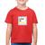 Camiseta Algodão Infantil Less is More - Foca na Moda Vermelho