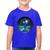Camiseta Algodão Infantil Libra Sígno - Foca na Moda Azul royal