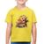 Camiseta Algodão Infantil Livros e Flores Vintage - Foca na Moda Amarelo canário