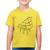 Camiseta Algodão Infantil Piano - Foca na Moda Amarelo canário