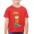 Camiseta Algodão Infantil Raposa Fofinha Na Chuva - Foca na Moda Vermelho