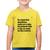 Camiseta Algodão Infantil Se organizar direitinho, cada um cuida da própria vida - Foca na Moda Amarelo canário