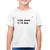 Camiseta Algodão Infantil Think more, Talk less - Foca na Moda Branco