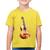 Camiseta Algodão Infantil Violão - Foca na Moda Amarelo canário