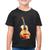 Camiseta Algodão Infantil Violão - Foca na Moda Preto