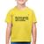 Camiseta Algodão Infantil Você não é coxinha - Foca na Moda Amarelo canário