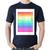 Camiseta Algodão LGBT Pride - Arco-íris Orgulho - Foca na Moda Marinho