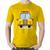 Camiseta Algodão Ônibus Escolar - Foca na Moda Amarelo
