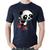 Camiseta Algodão Panda de Patins - Foca na Moda Marinho