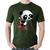 Camiseta Algodão Panda de Patins - Foca na Moda Musgo