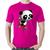 Camiseta Algodão Panda de Patins - Foca na Moda Rosa